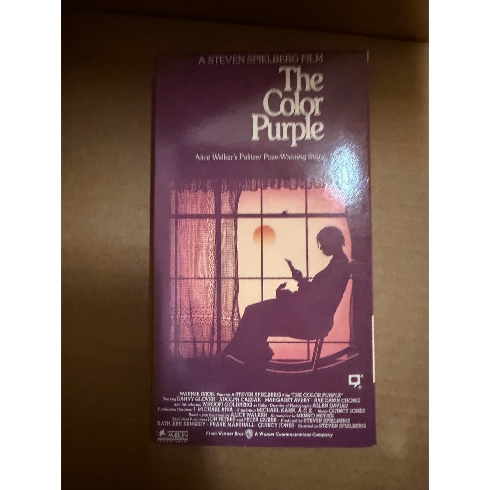 The Color Purple VHS 1985 Steven Spielberg Whoopi Goldberg Warner Home Video